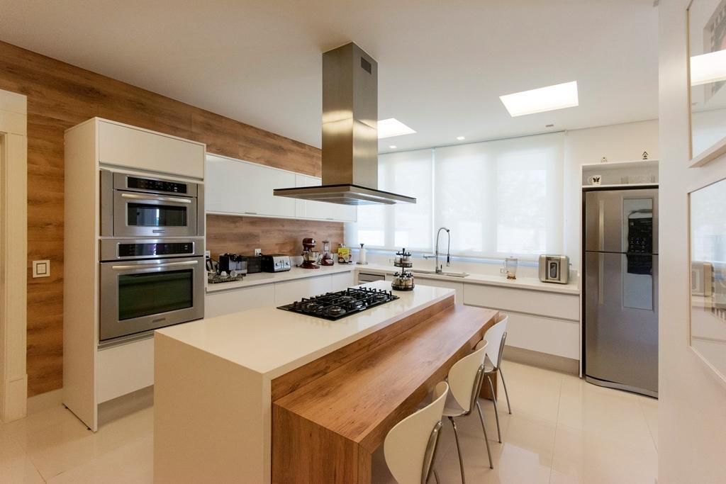 Tamanho ideal para uma cozinha com ilha - ABC Arquitetura