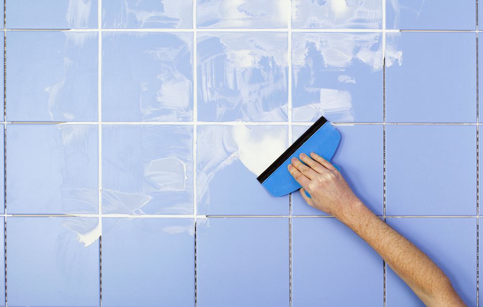 grouting wall tile kitchen